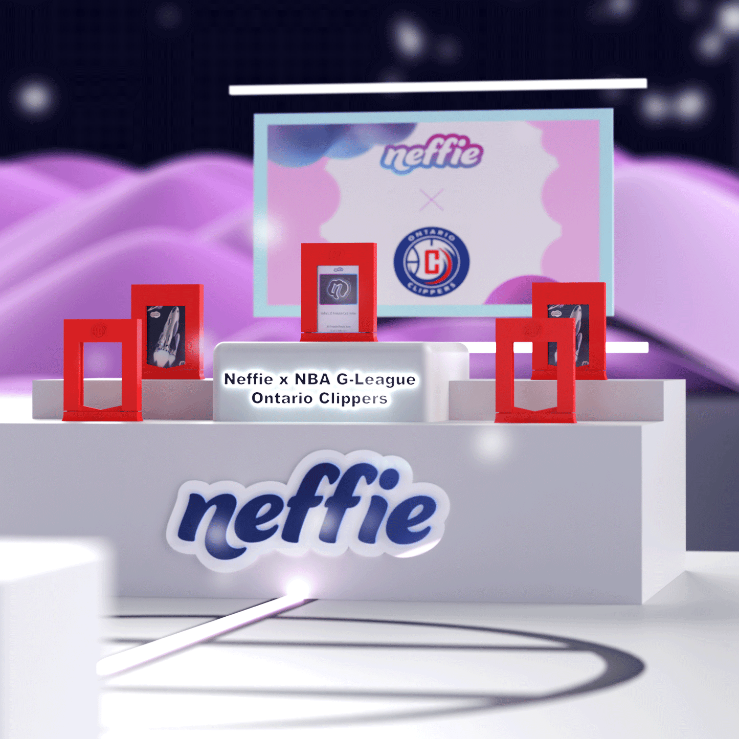Official Neffie x NBA G-League Ontario Clippers 3D Printable Card Holder