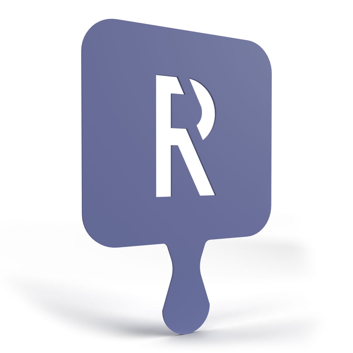 Plantilla imprimible en 3D Letra "R"