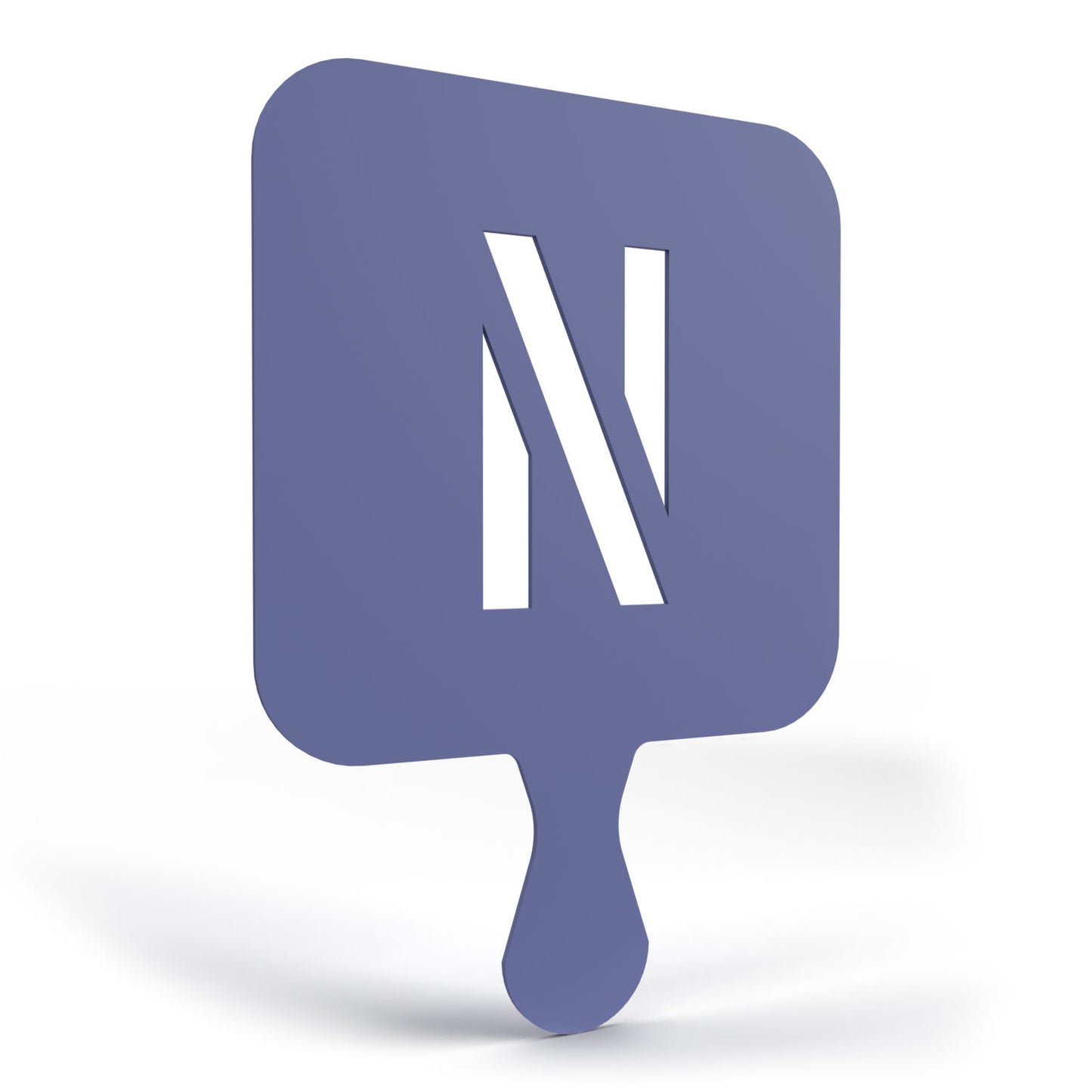 3D Printable Stencil Letter "N"