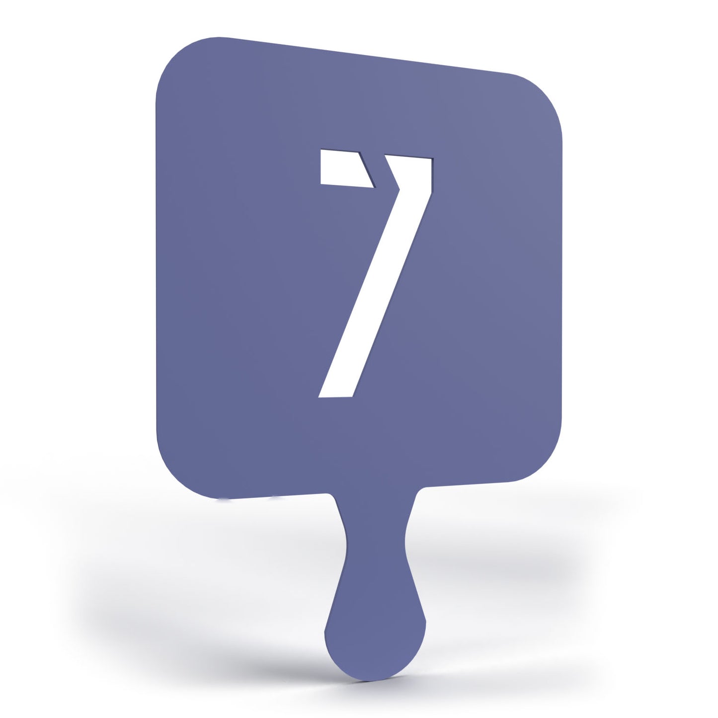 3D Printable Stencil Number Seven "7"