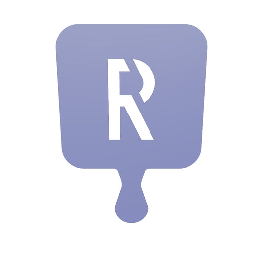 3D Printable Stencil Letter "R"