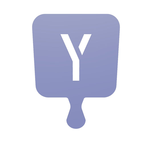 3D Printable Stencil Letter "Y"