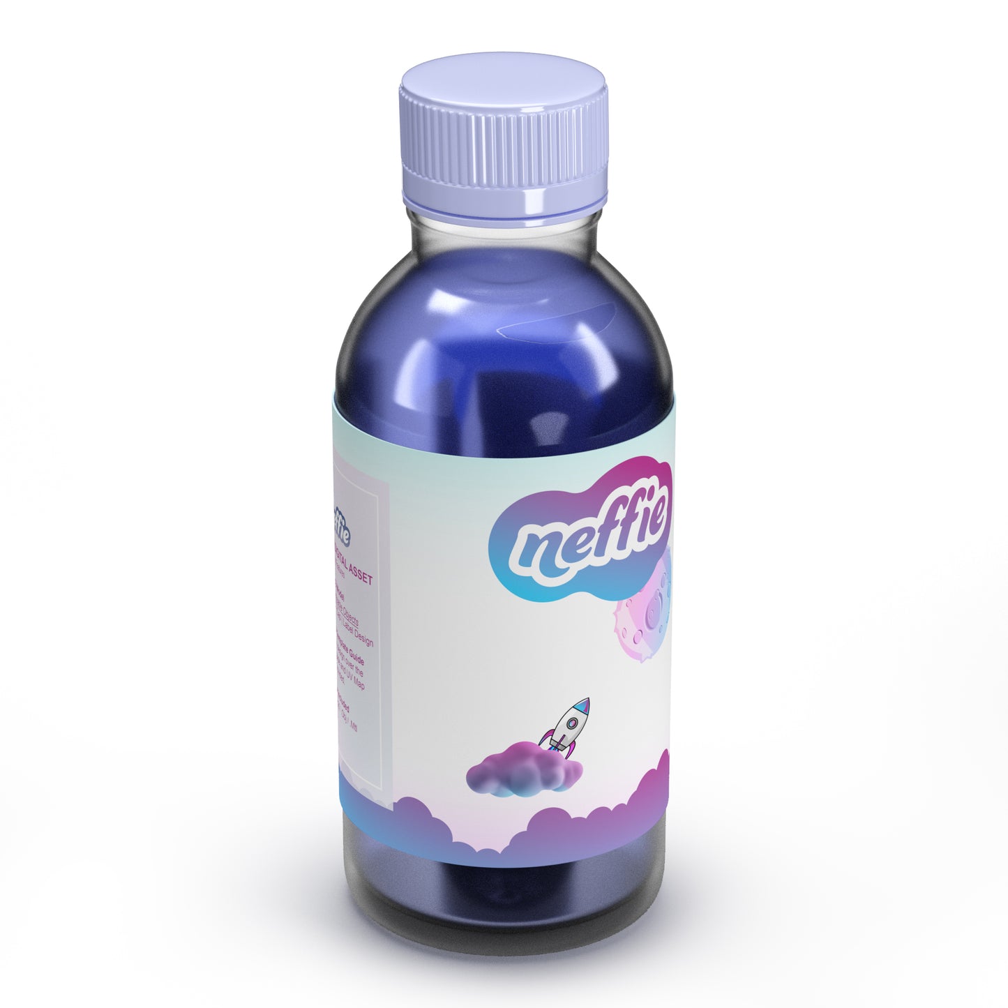 3D Medicine Bottle Template-Mockup