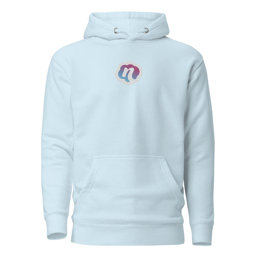 Sudadera con capucha unisex Neffie con logo bordado