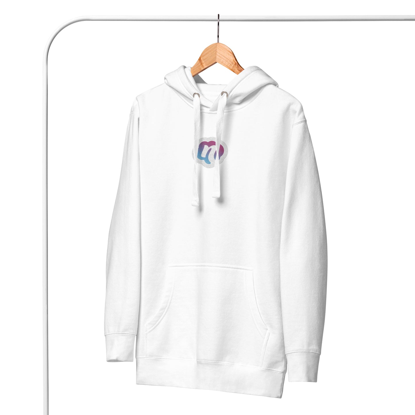 Neffie Unisex Hoodie With Embroidered Logo